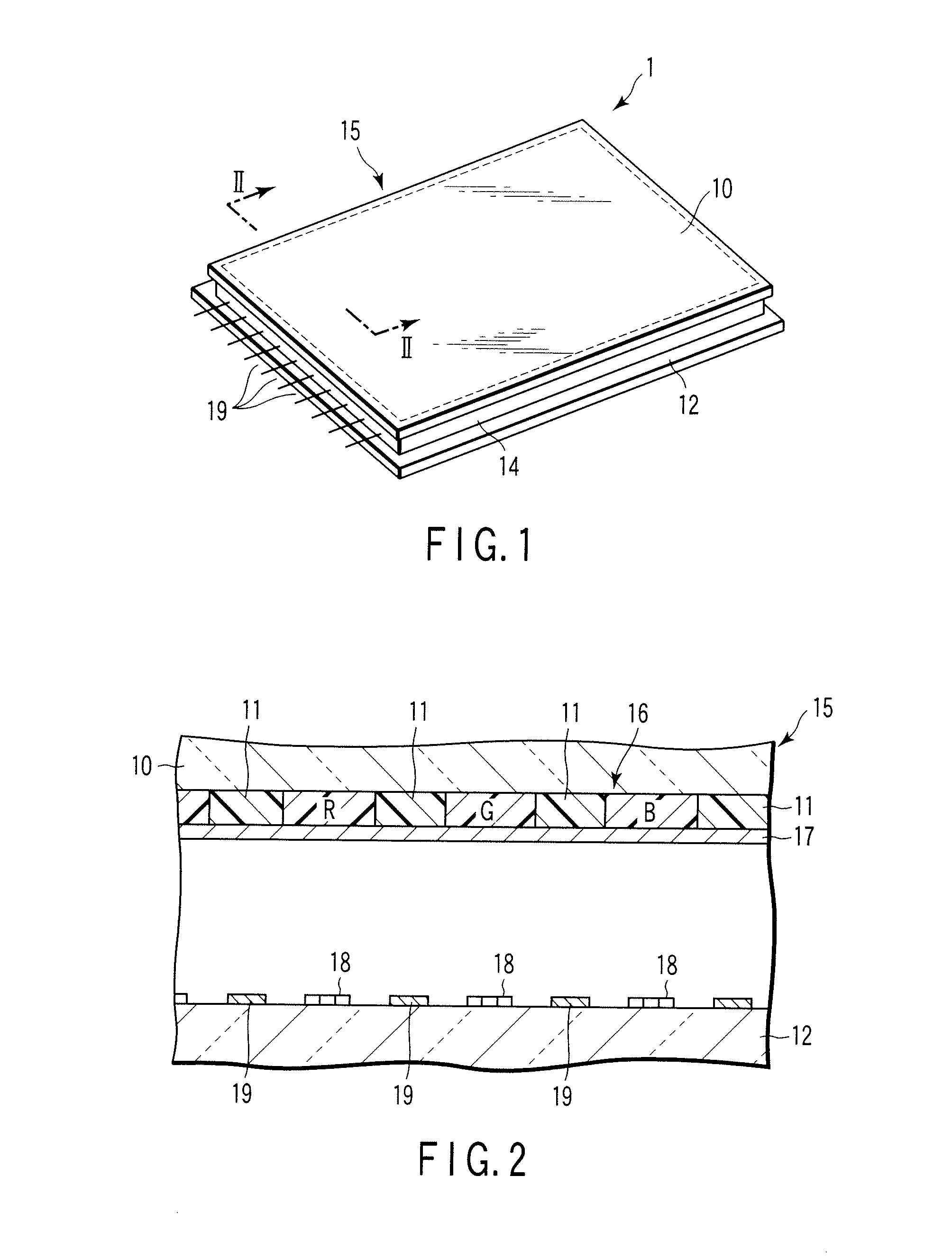 Flat display unit