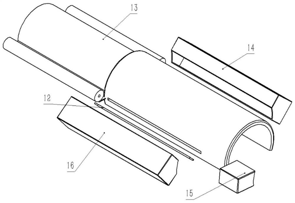 Novel stair railing cleaning machine