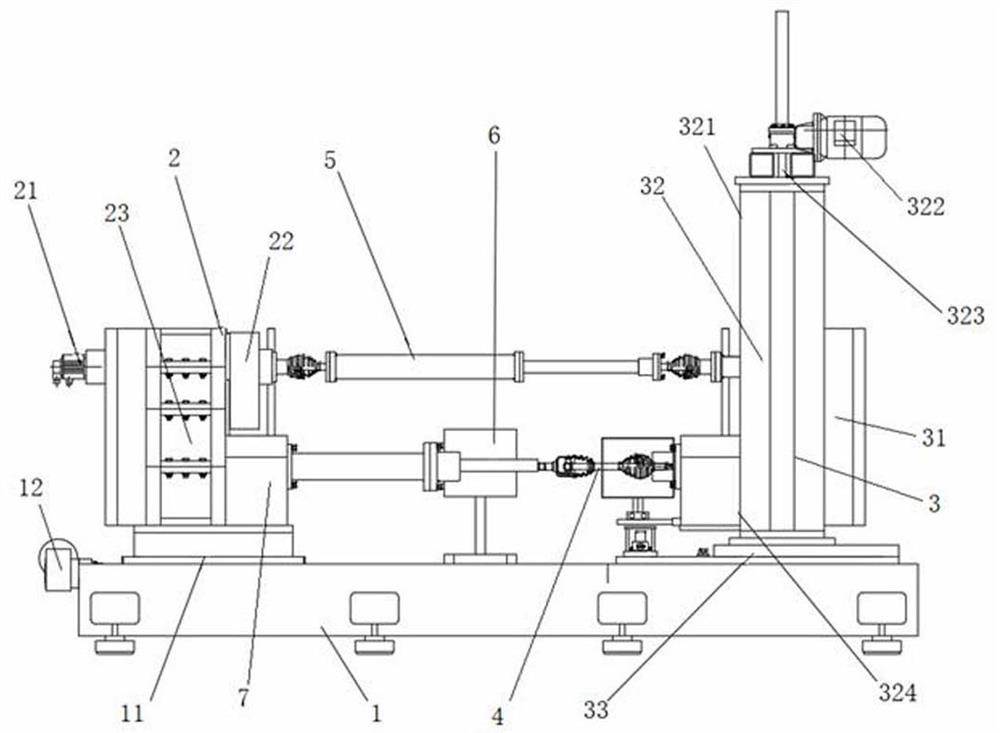 Constant velocity universal joint static torsion-like testing machine