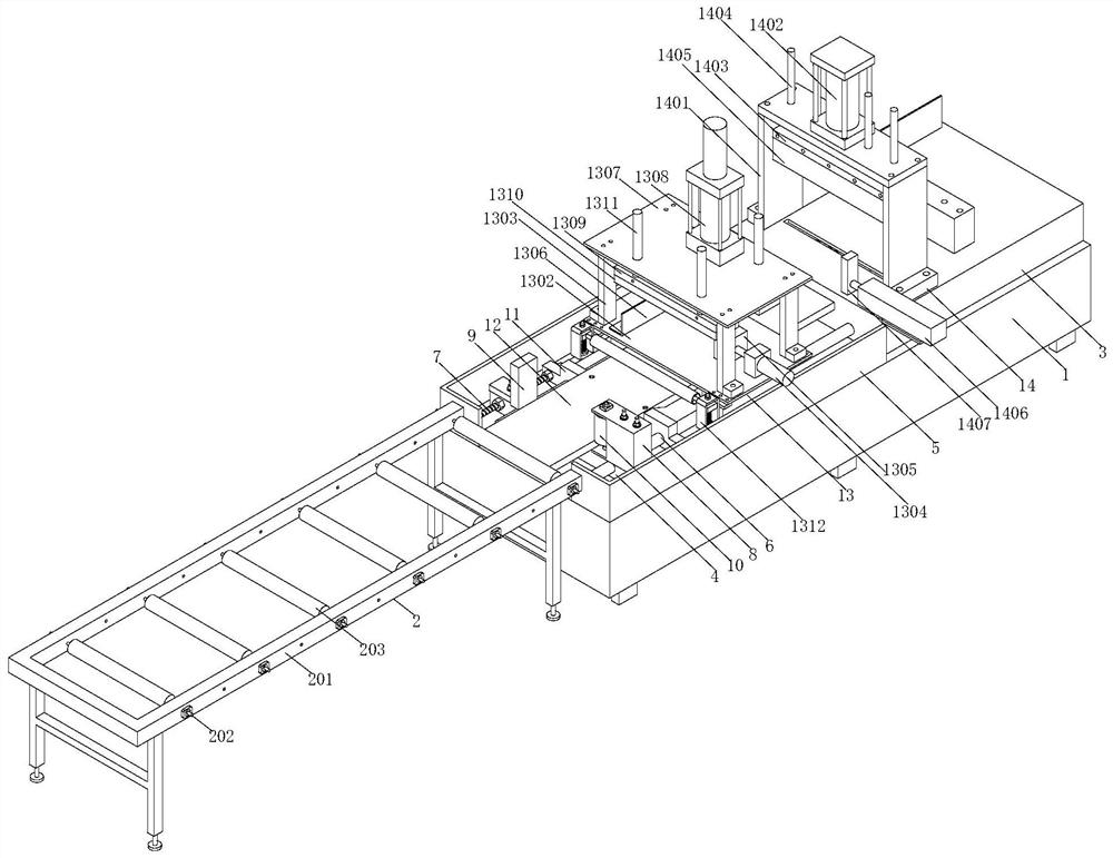 A kind of aluminum alloy profile cutting equipment