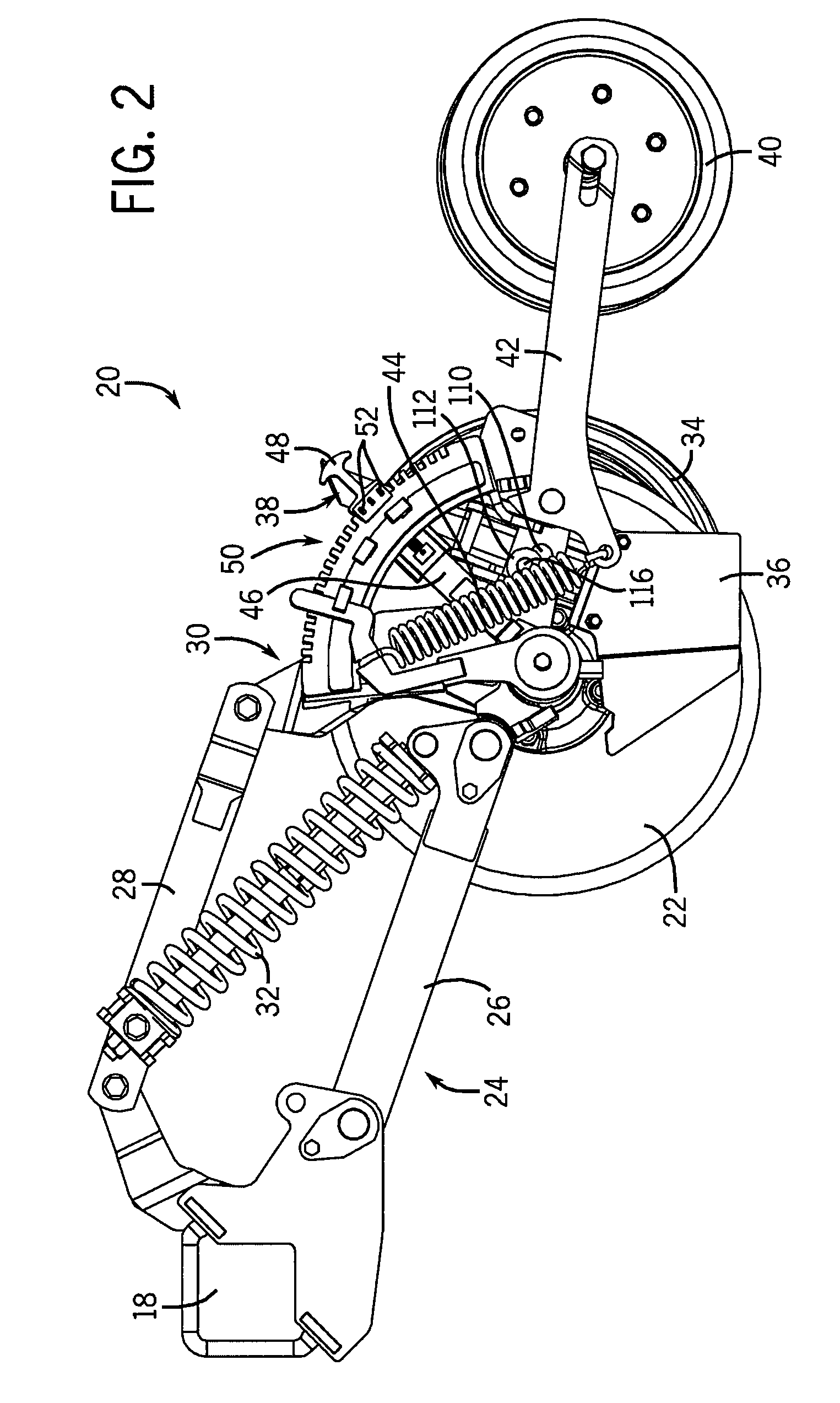 Spring Tensioned Scraper For Disc Opener