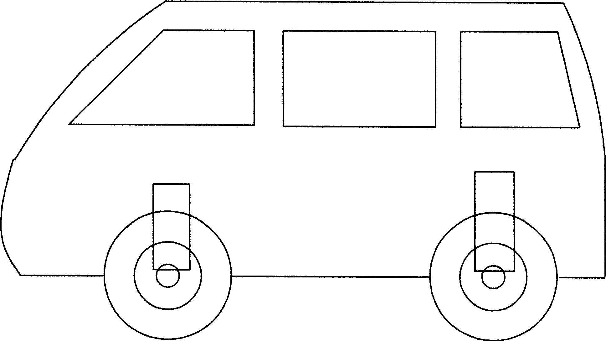 Automotive air suspension shock-absorber