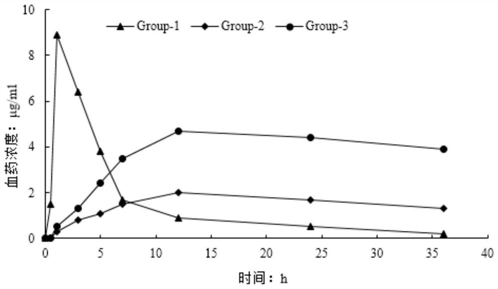 Huperzine A acupoint sustained-release gel patch for treating senile dementia and preparation method thereof