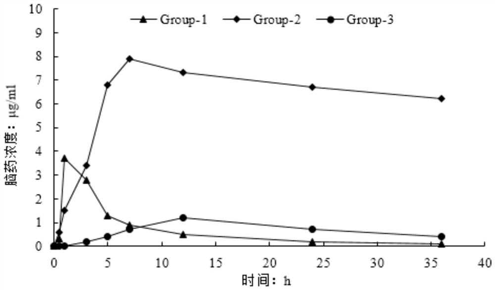 Huperzine A acupoint sustained-release gel patch for treating senile dementia and preparation method thereof