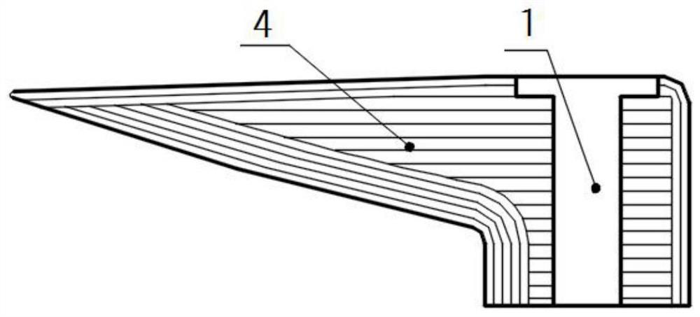 Composite material joint and preparation method thereof