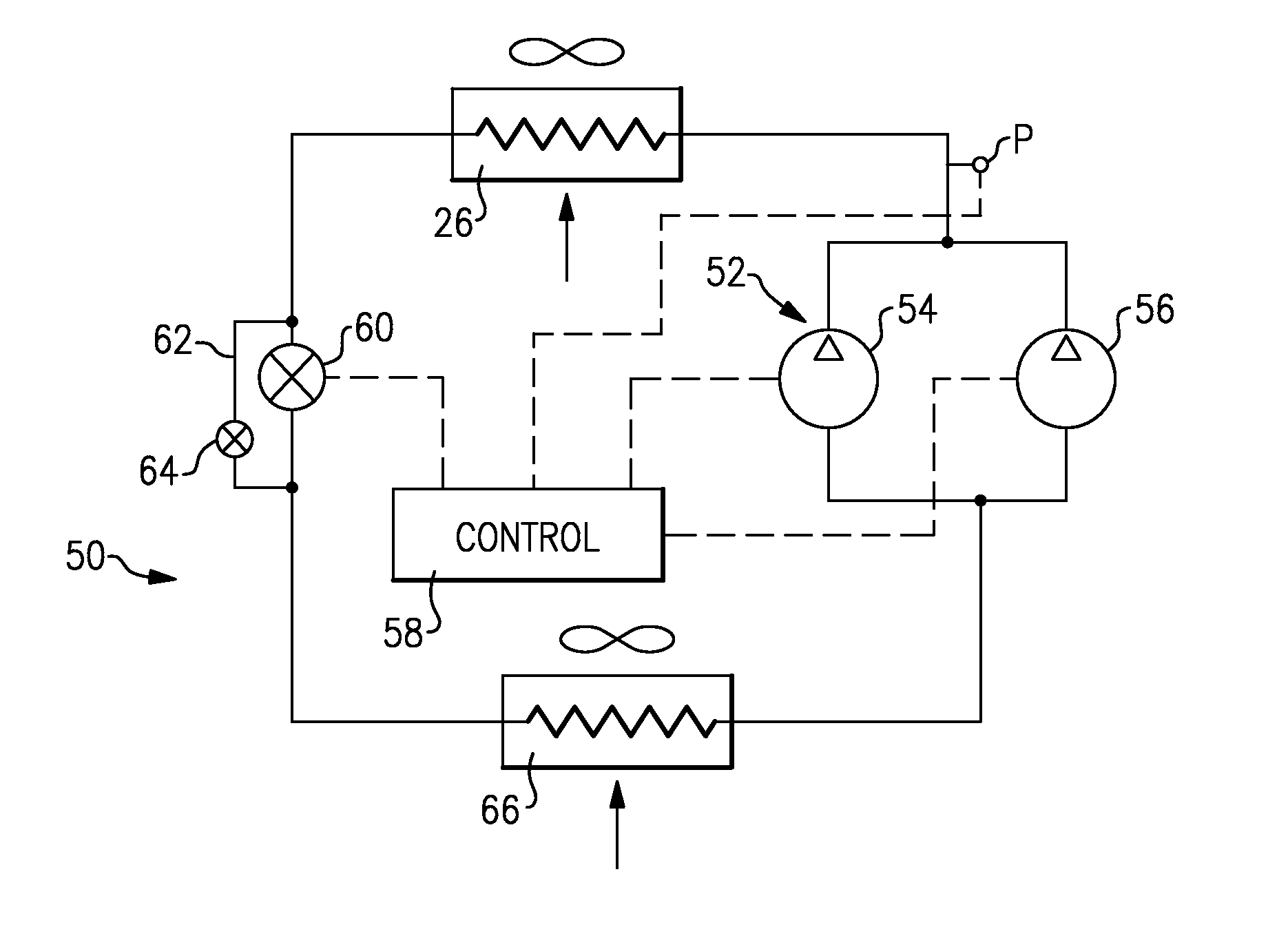 Pressure spike reduction for refrigerant systems incorporating a microchannel heat exchanger