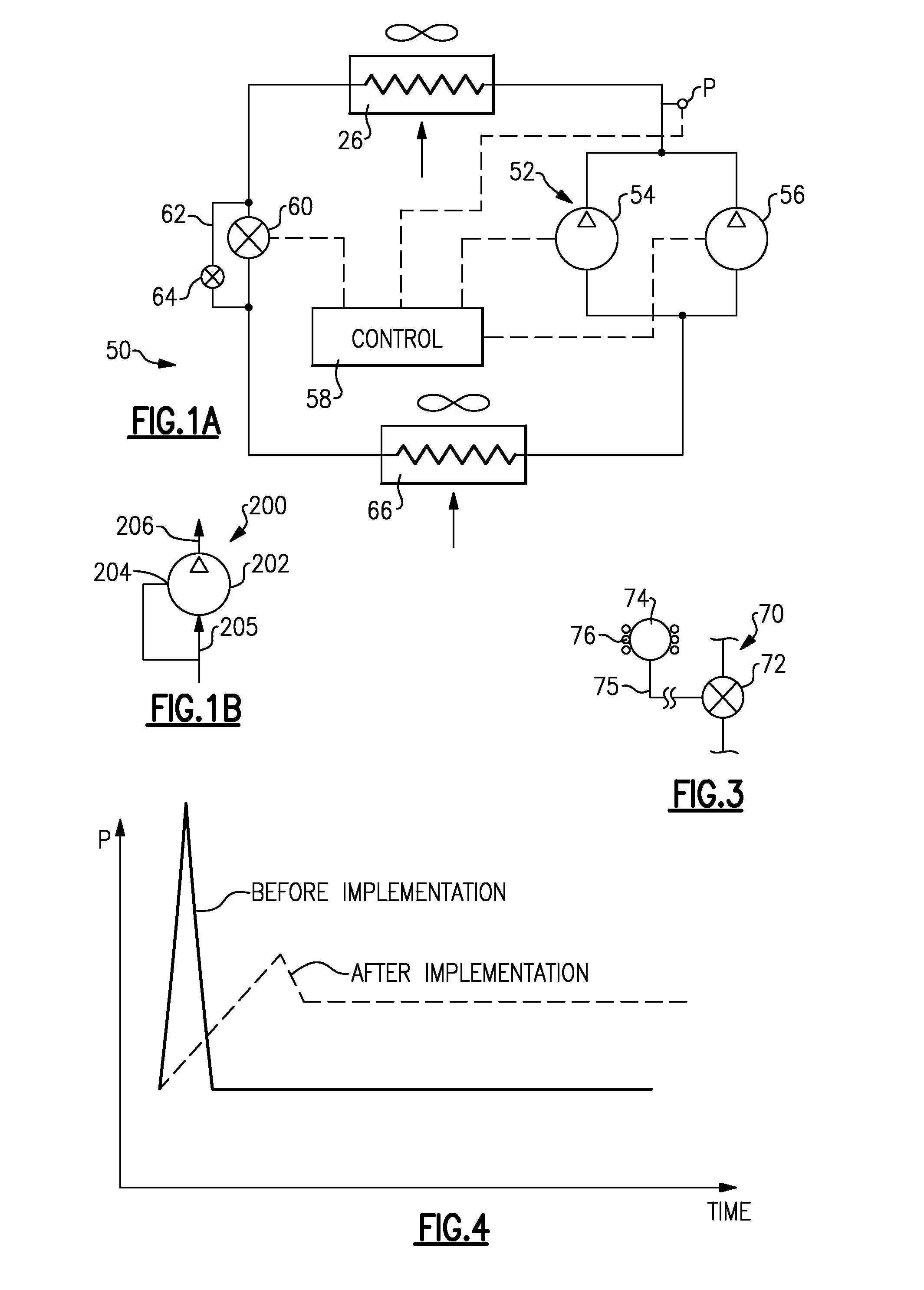 Pressure spike reduction for refrigerant systems incorporating a microchannel heat exchanger