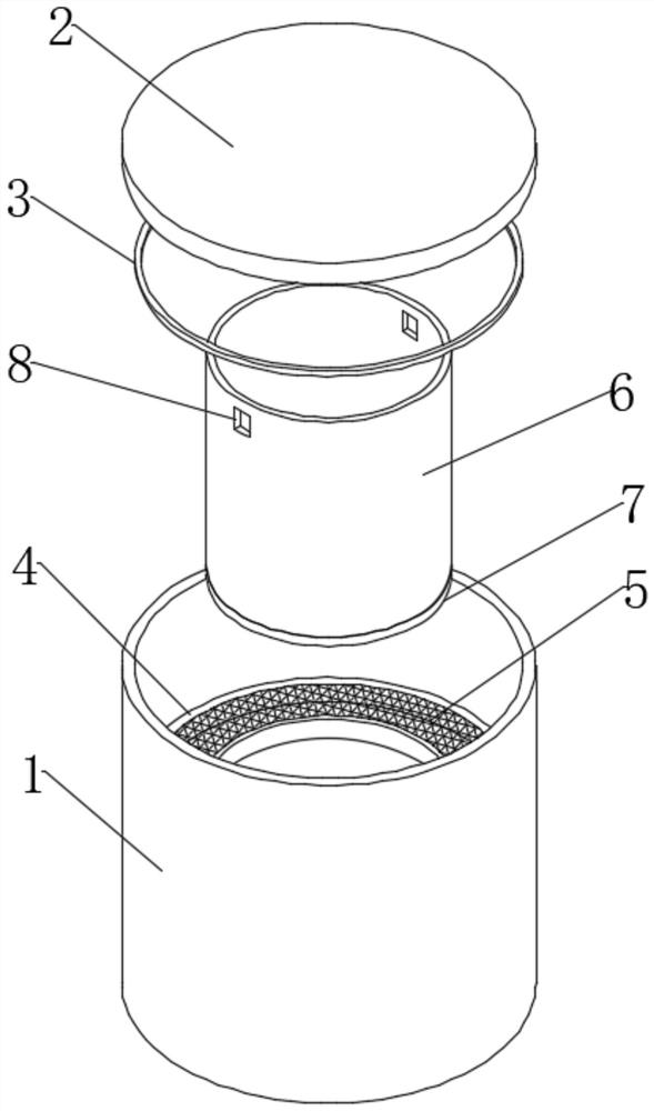 Cotton scutching device based on ultrasonic washing technology