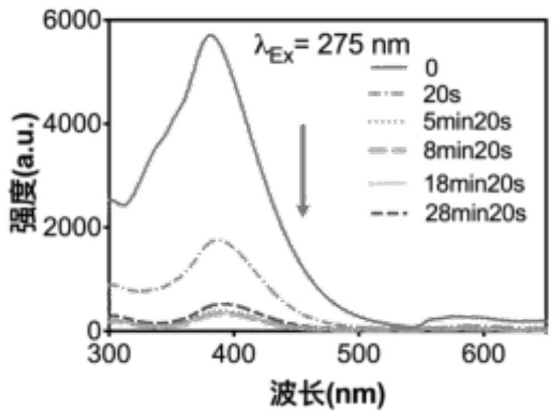 Preparation method and application of novel fluorescent nano material with photodynamic therapy and sterilization functions