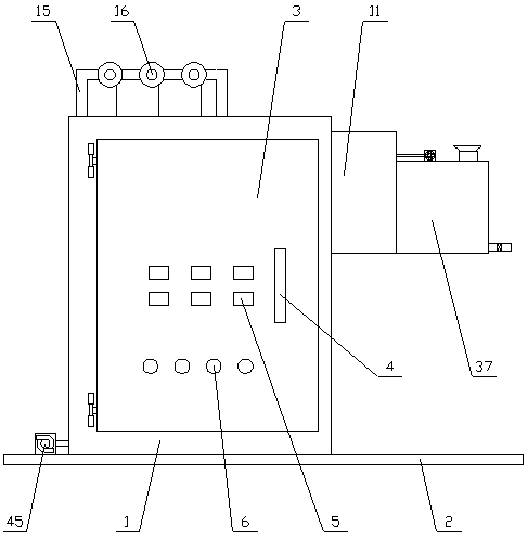 Drawing device with air pollution preventing capacity and high aggregation power