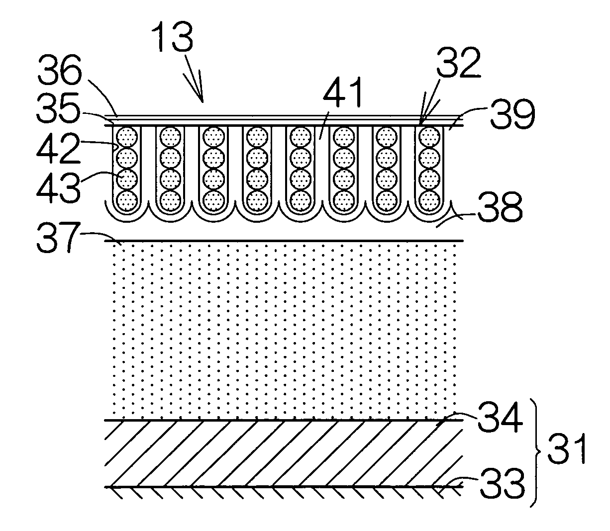 Composite material, structure and polycrystalline structure film and method of making particles