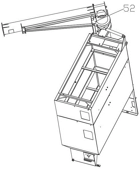 Small-sized combine harvester with grain tank and adjustable grain discharging device