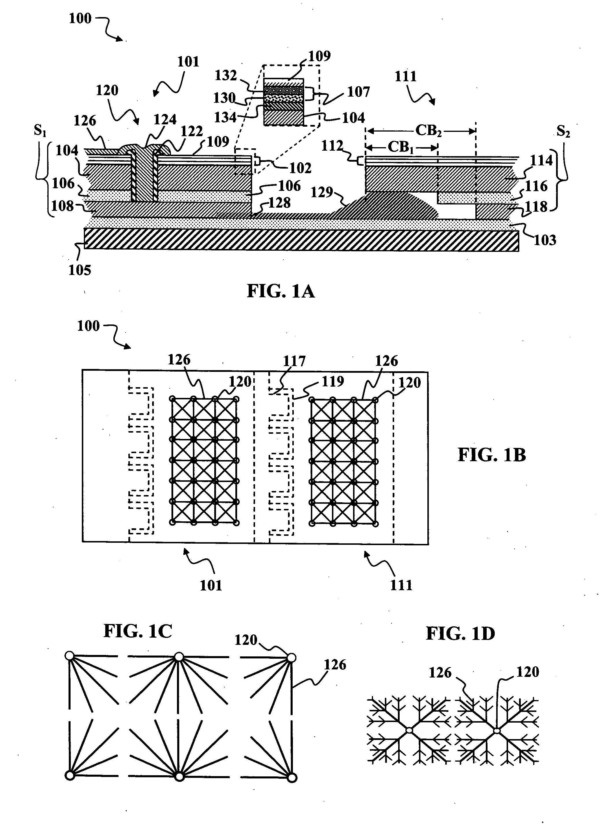 Optoelectronic architecture having compound conducting substrate cross-reference to related application