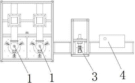 Automatic weighing and packing device for fine powdery material and method thereof