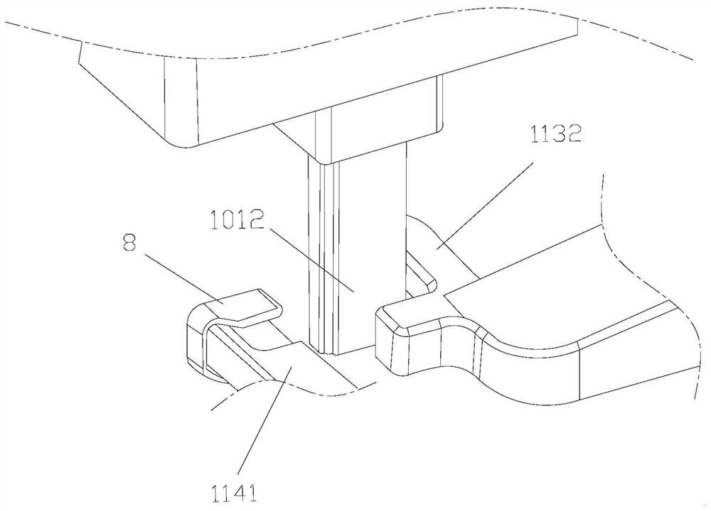 Smart watch flat cable buckle pressure maintaining equipment