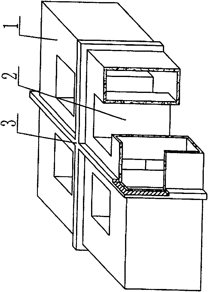 Light permanent carcass of tyre for filling concrete