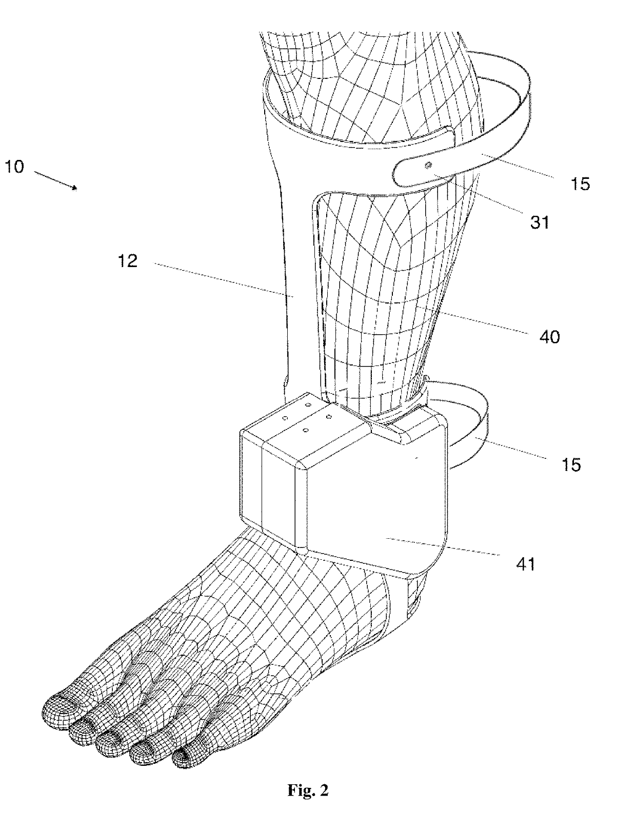 Exoskeleton ankle robot