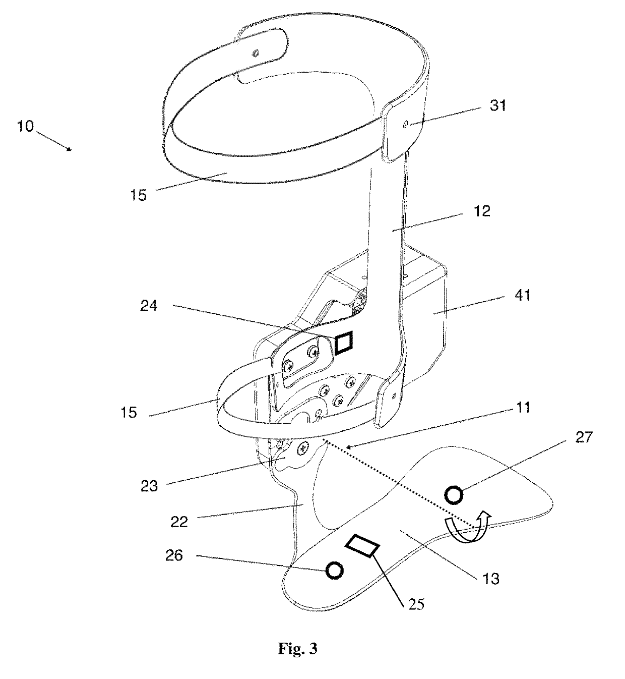 Exoskeleton ankle robot