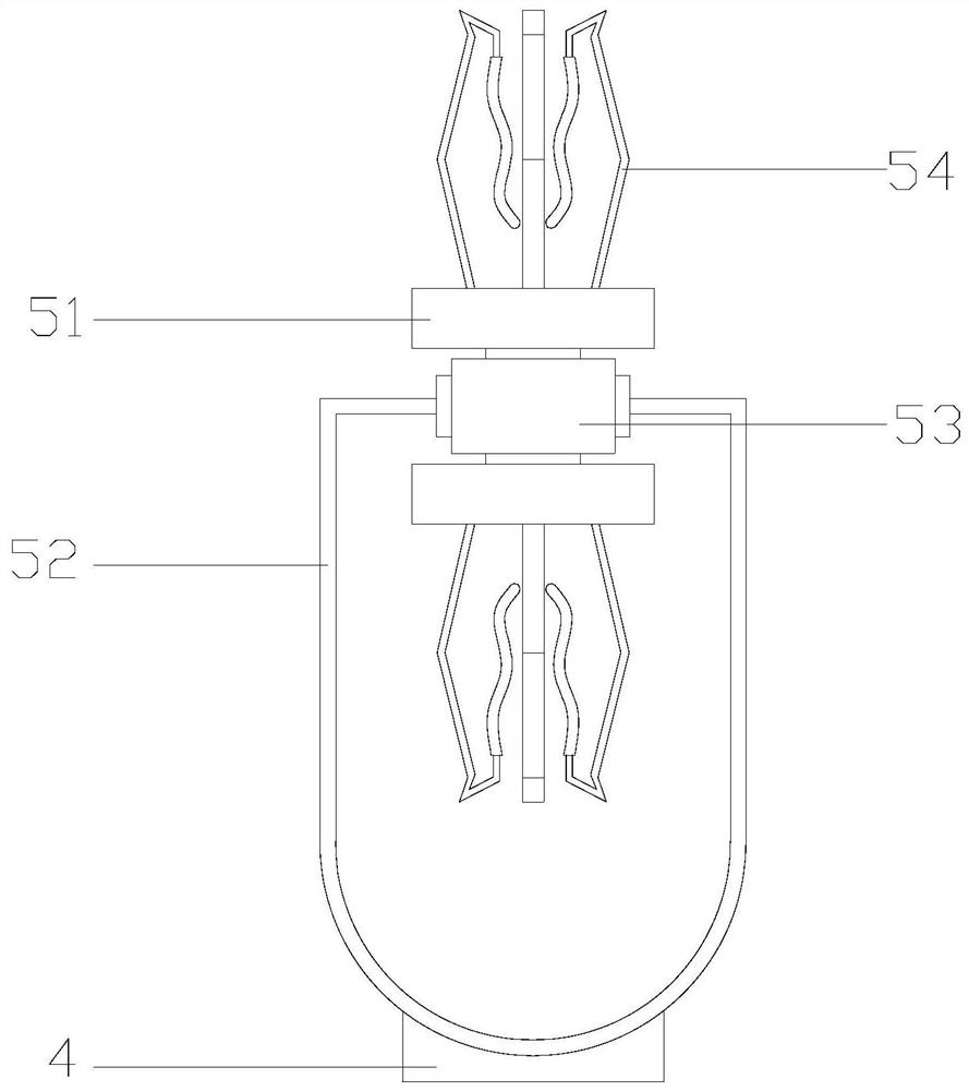 A stable LED light installation device based on gravity