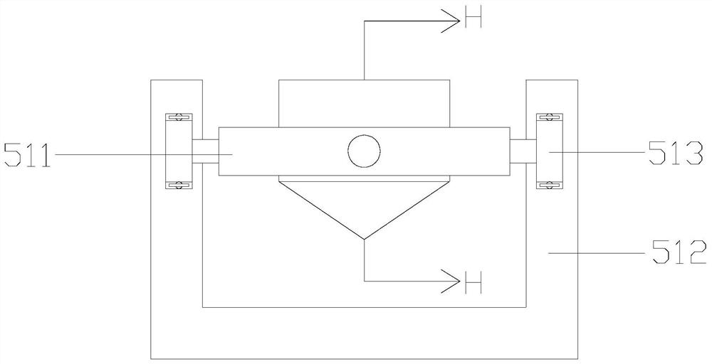 A stable LED light installation device based on gravity