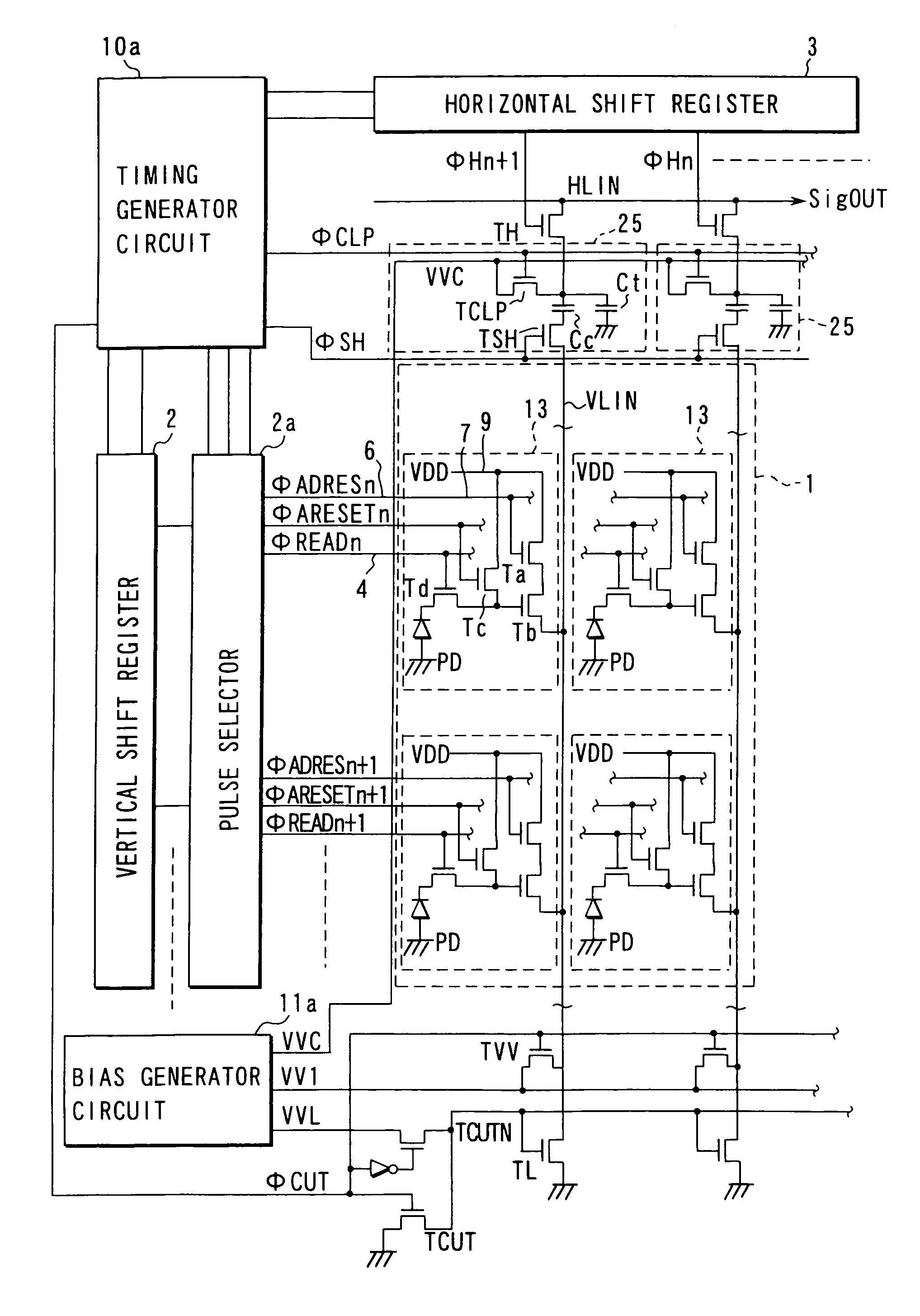 High-speed solid-state imaging device capable of suppressing image noise