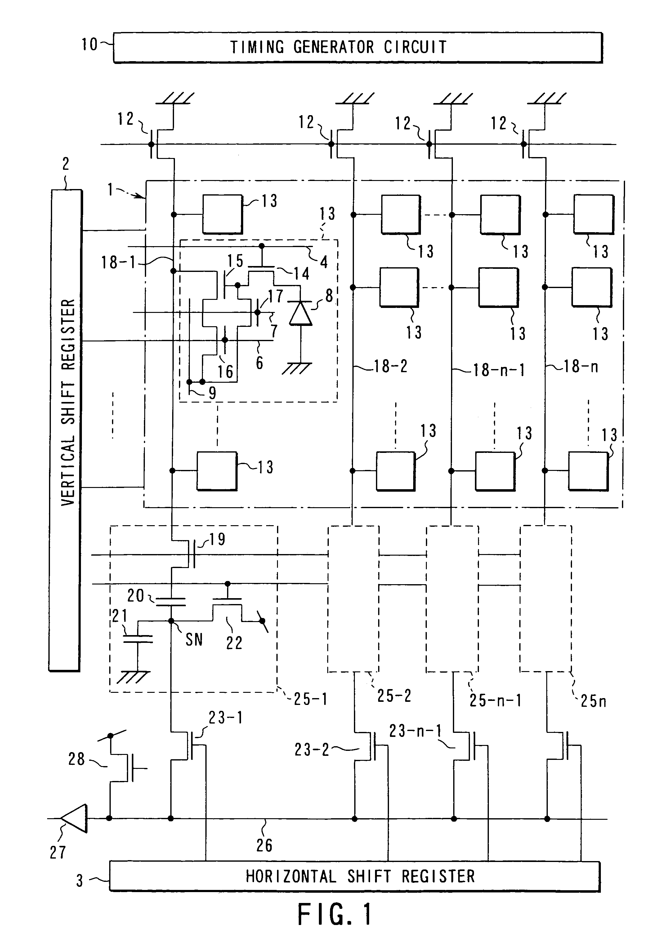 High-speed solid-state imaging device capable of suppressing image noise