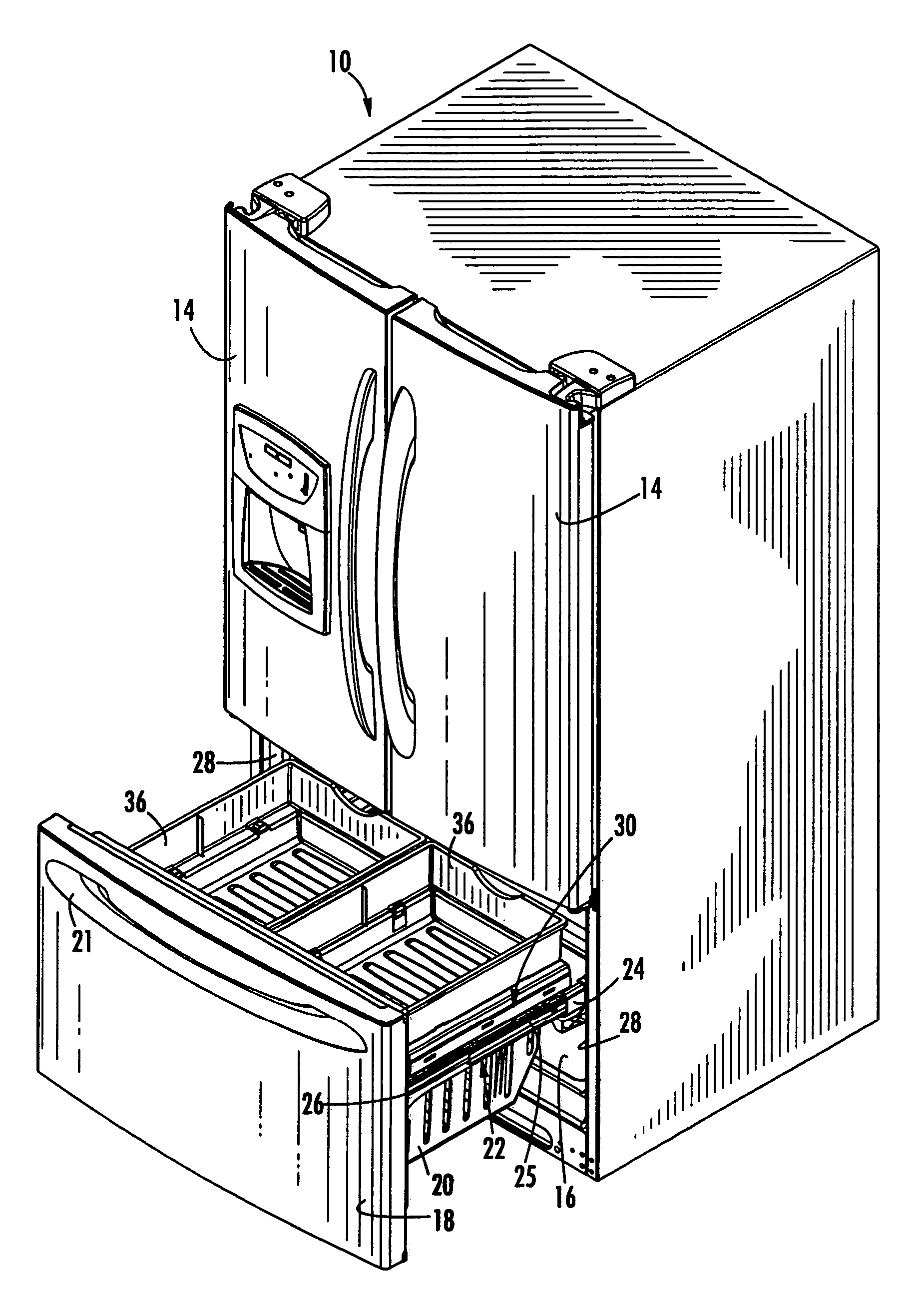 Refrigerator storage system