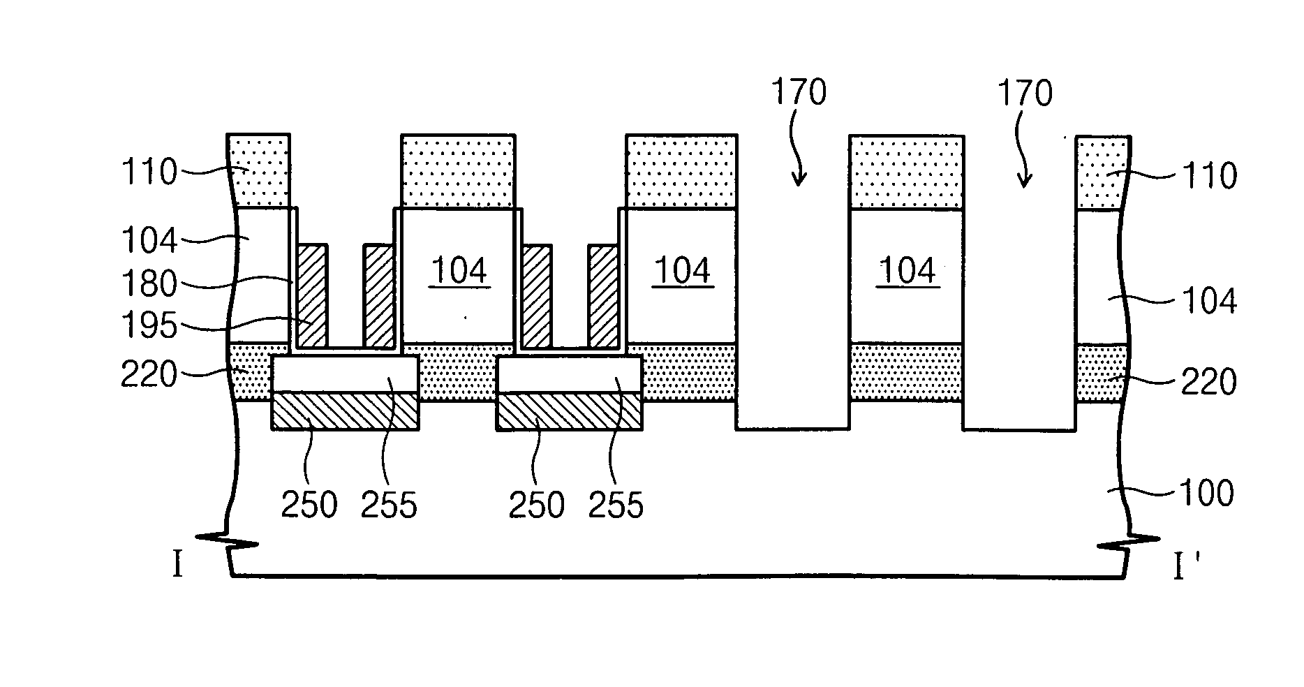 Dual-gate dynamic random access memory device having vertical channel transistors and method of fabricating the same