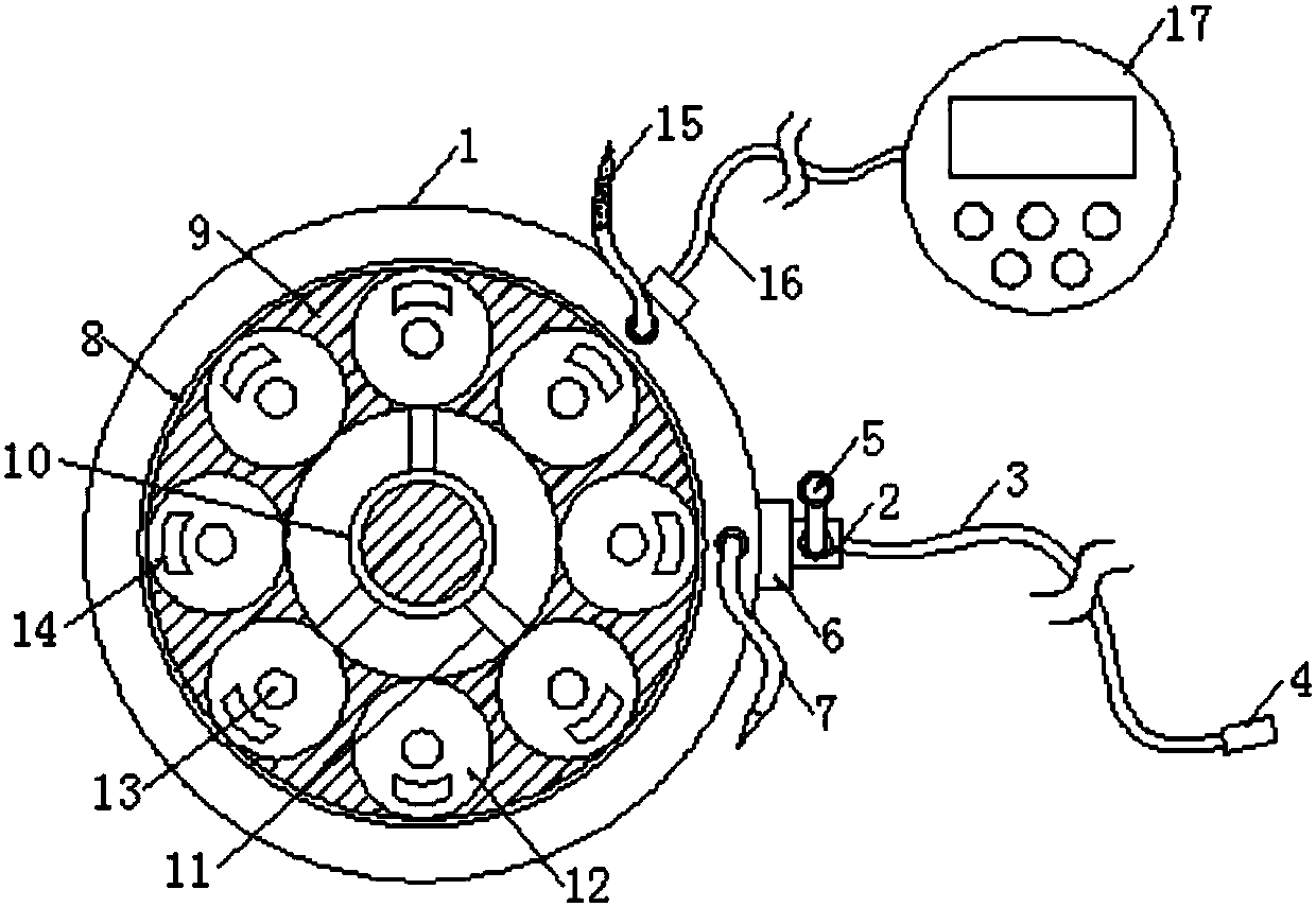 Inspection device for detecting water quality