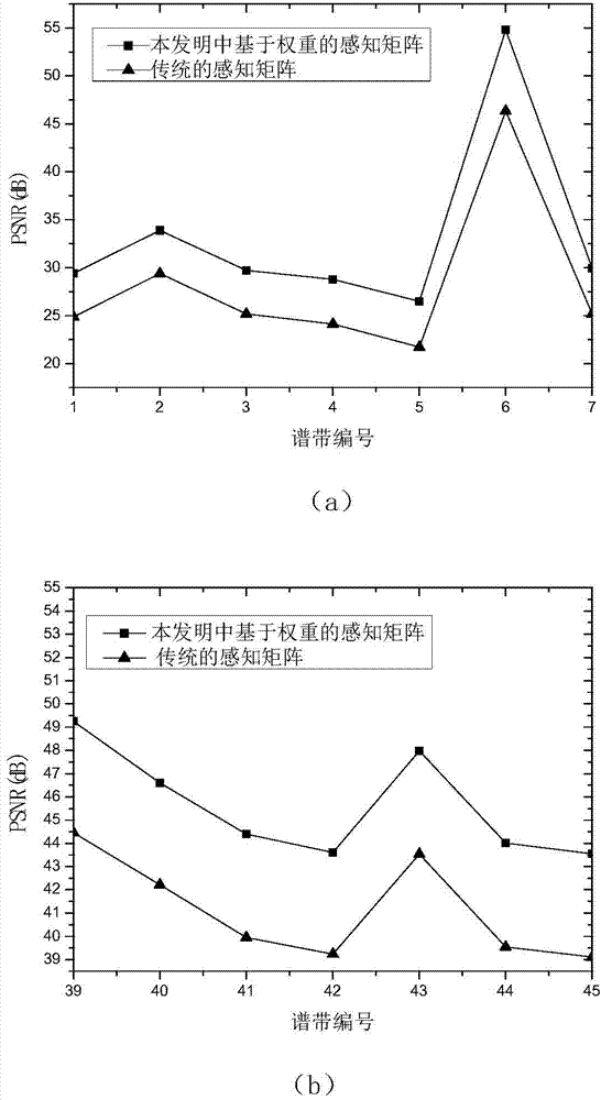 Spectrum image processing method based on partition compressed sensing