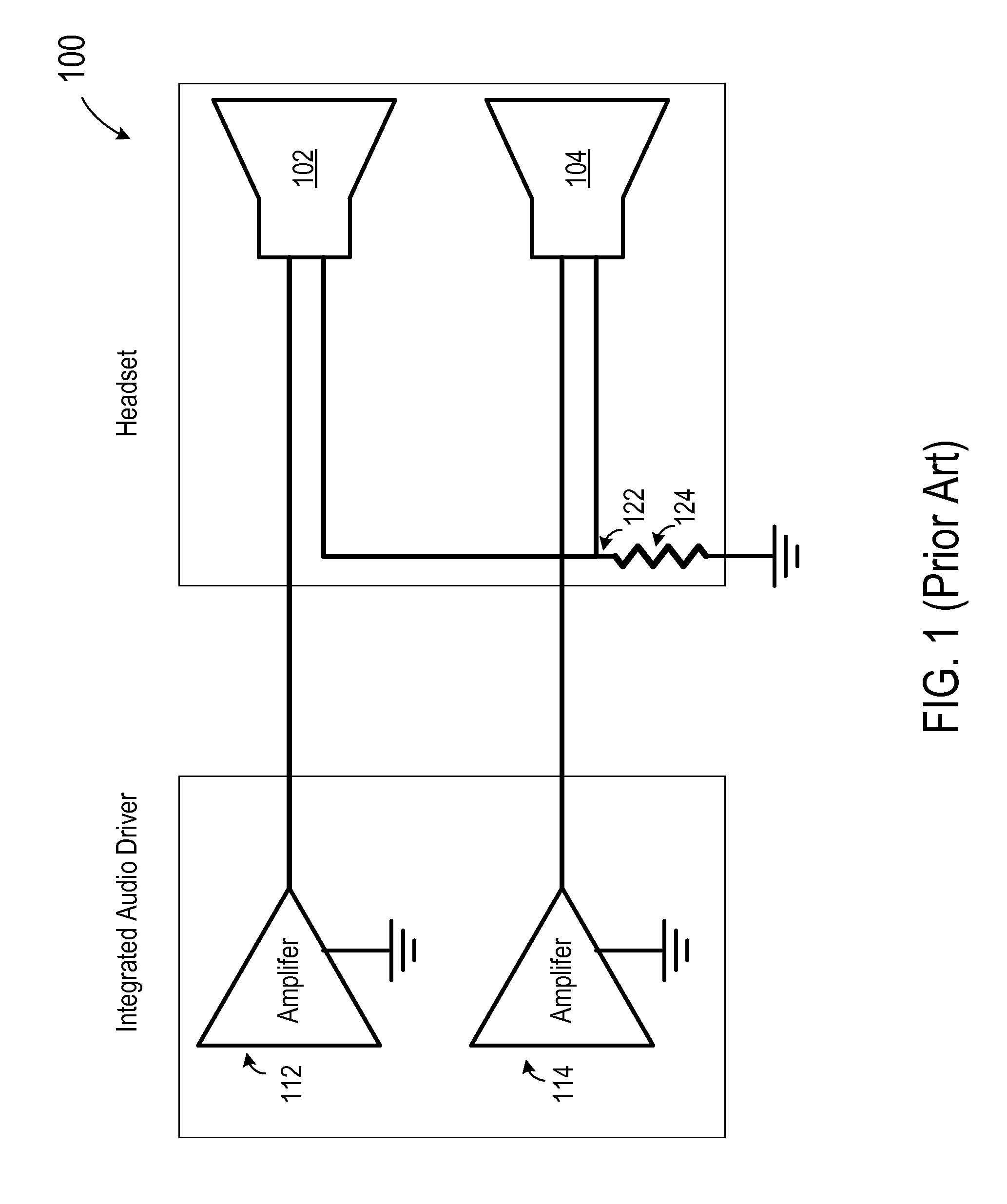 Method and apparatus for reducing crosstalk in an integrated headset