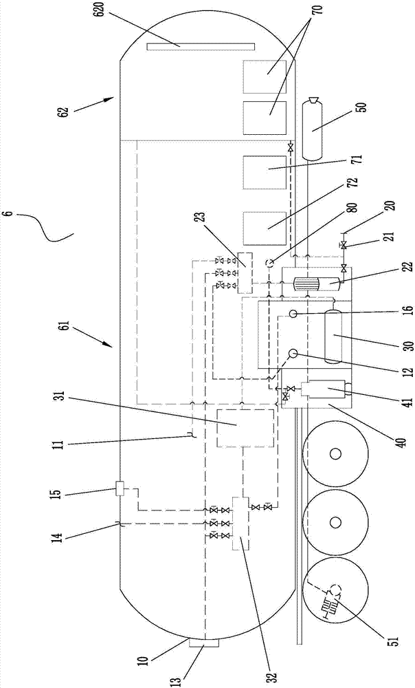 Multifunctional rescue training device for leakage accident of liquefied petroleum gas tank car