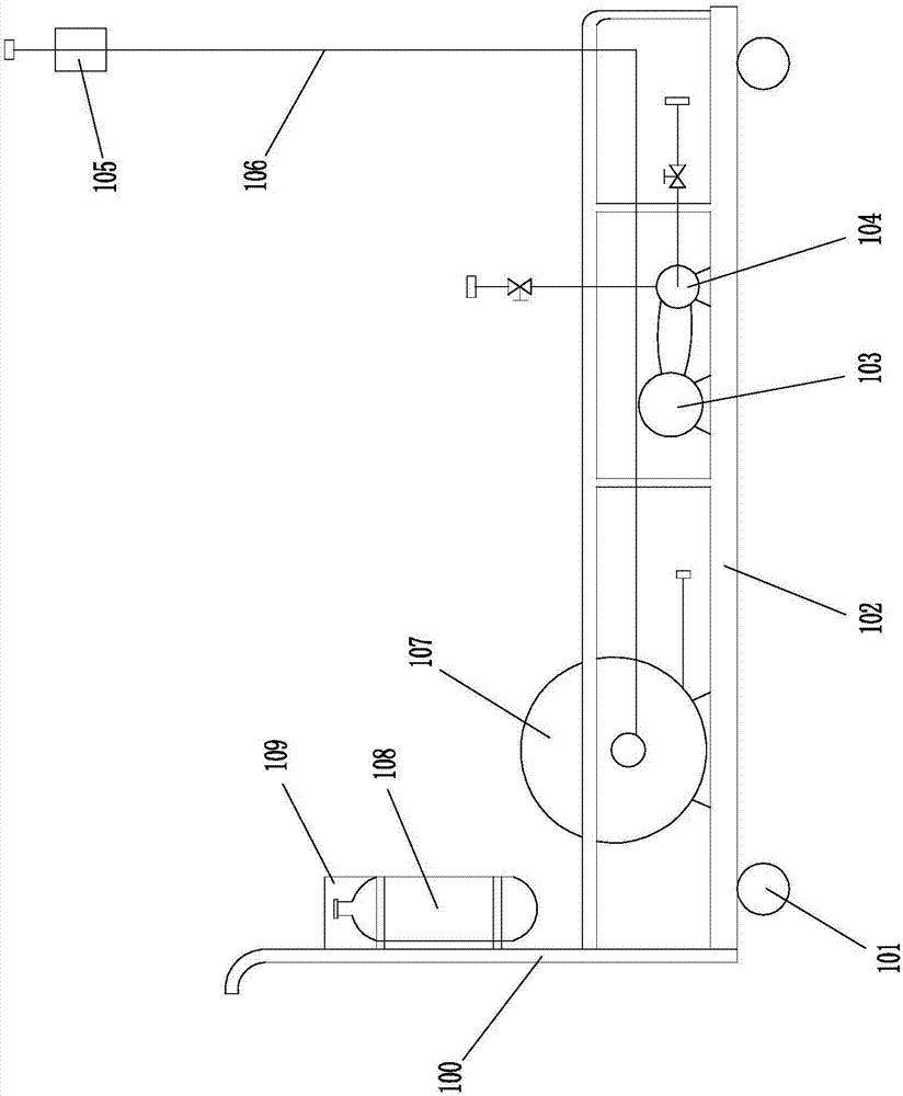 Multifunctional rescue training device for leakage accident of liquefied petroleum gas tank car