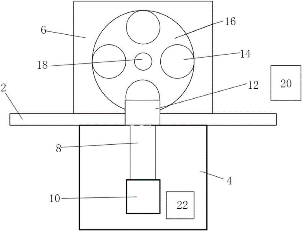 Rotary type automatic waste collection system