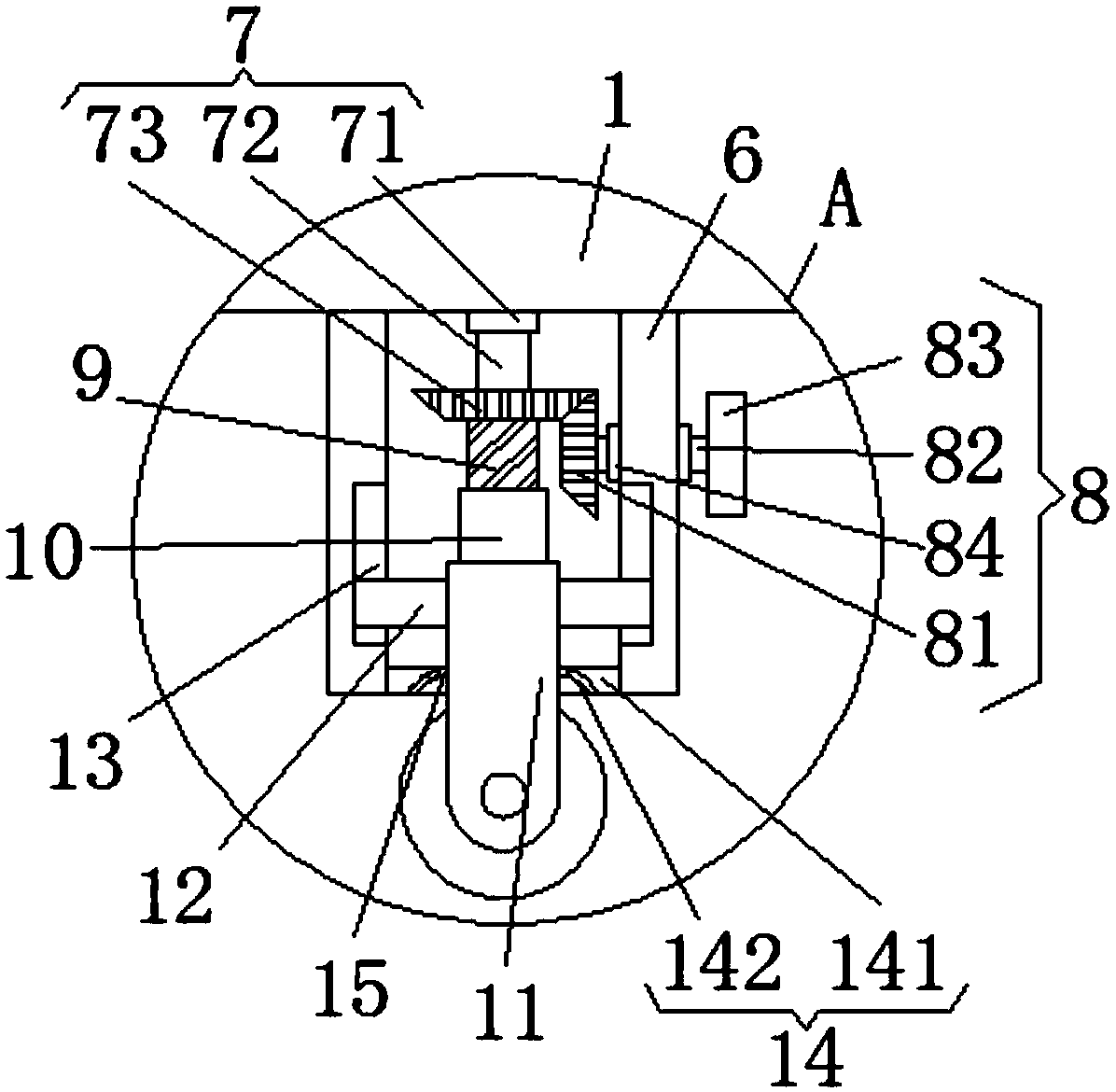 Movable operating room nursing device