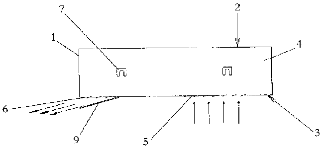 Angle-type wall-hanging (ceiling mounted) air conditioning indoor unit