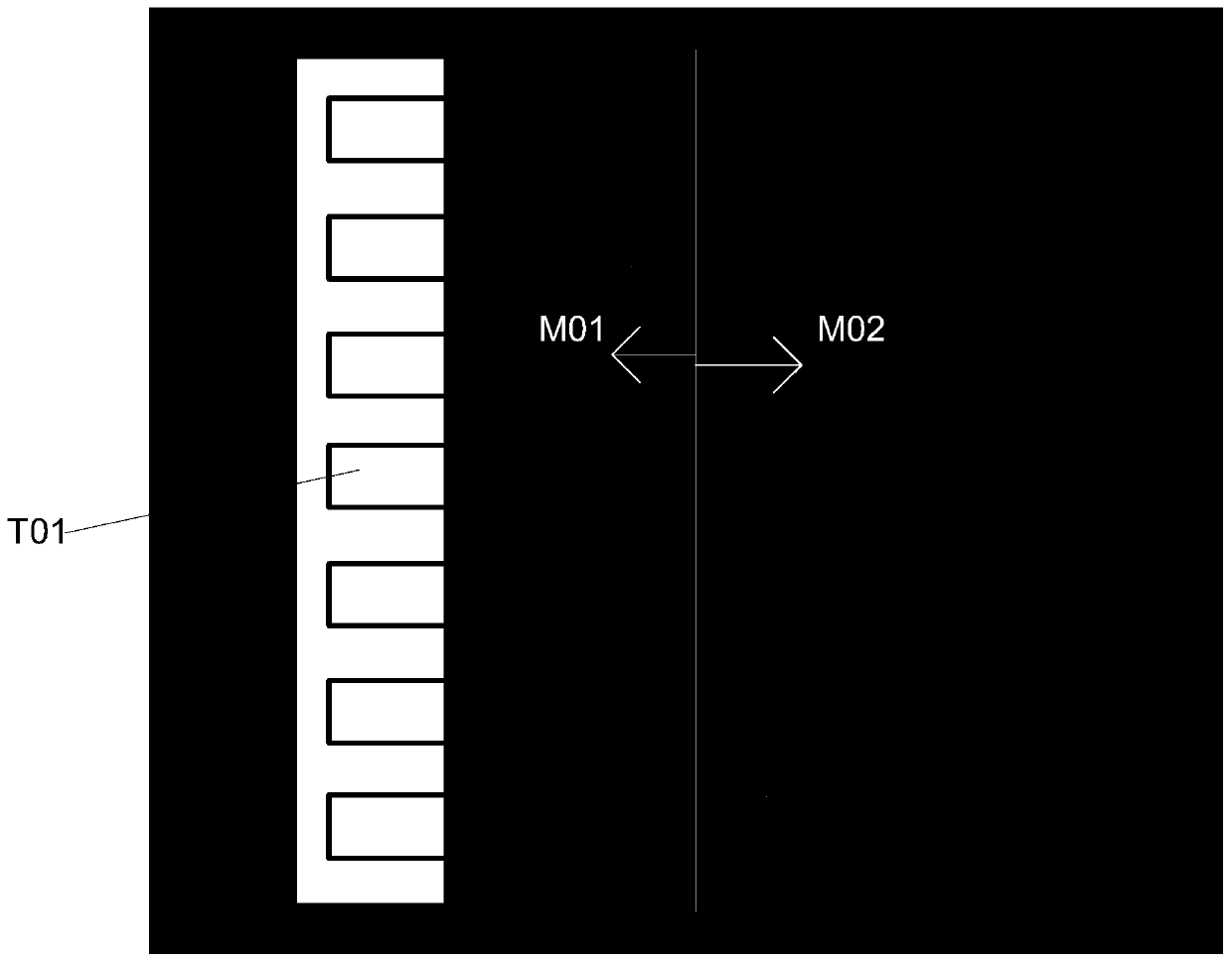 A three-dimensional memory electromigration test structure and its manufacturing method