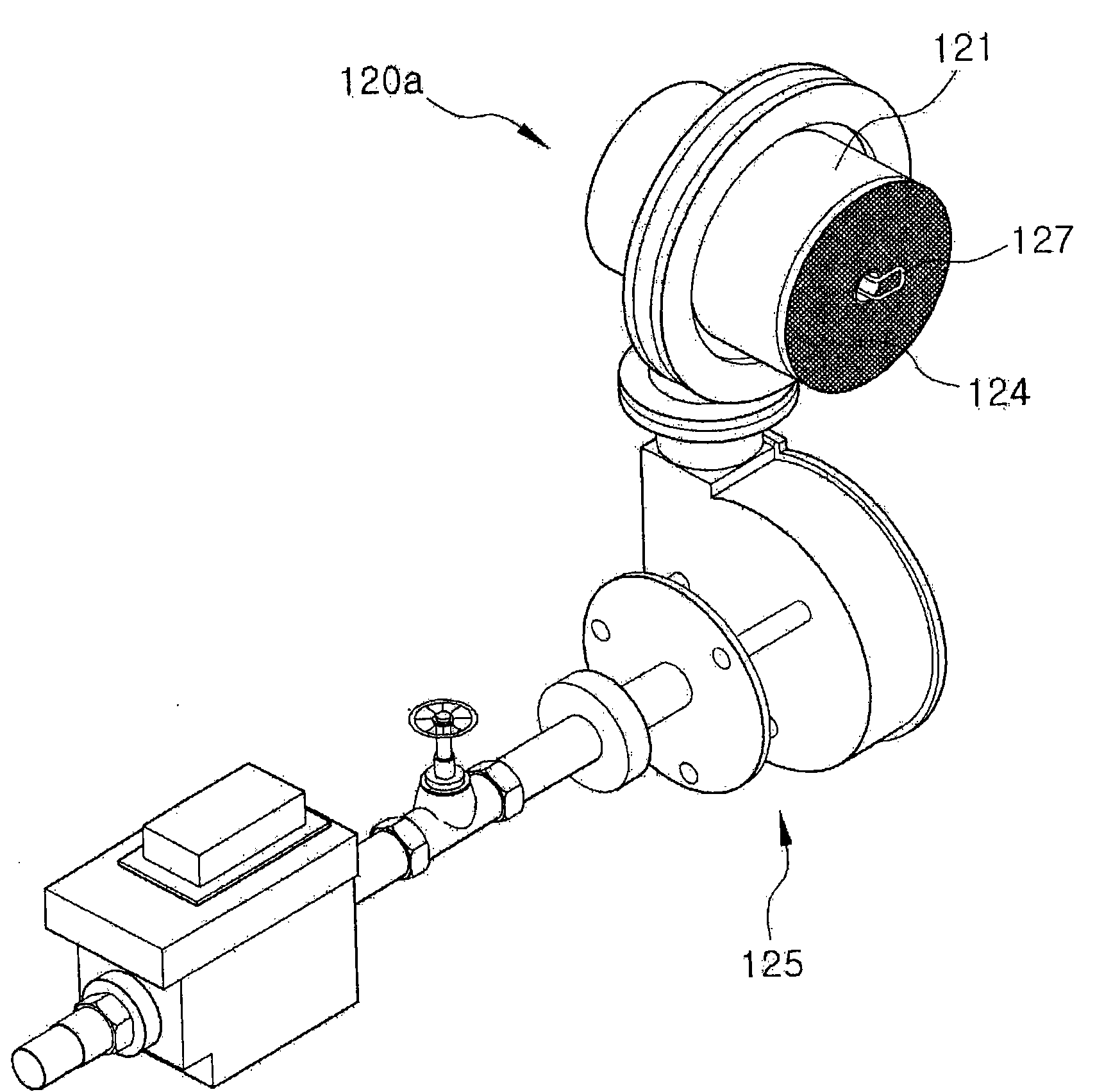 Steam methane reformer and hydrogen station having it using high performing metal fiber burner