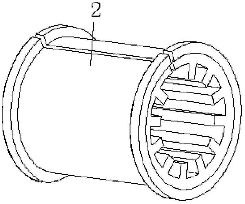 Air conditioning pipeline fixing device of automobile