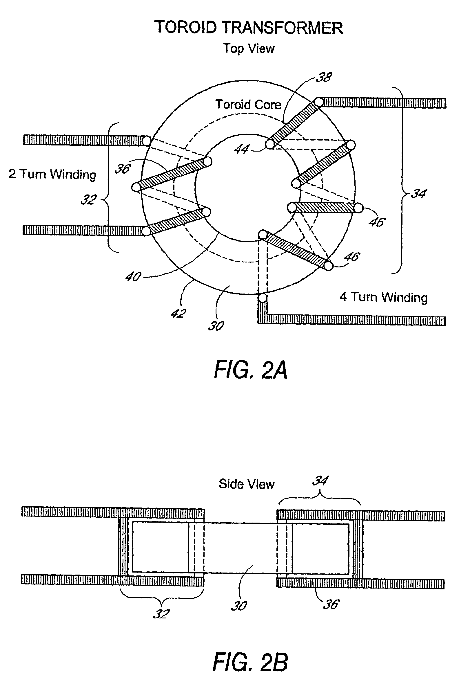 Electronic transformer/inductor devices and methods for making same