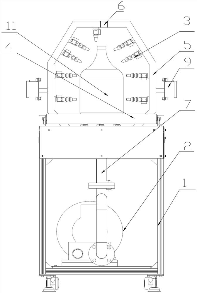 Intelligent paint spraying machine for furniture manufacturing