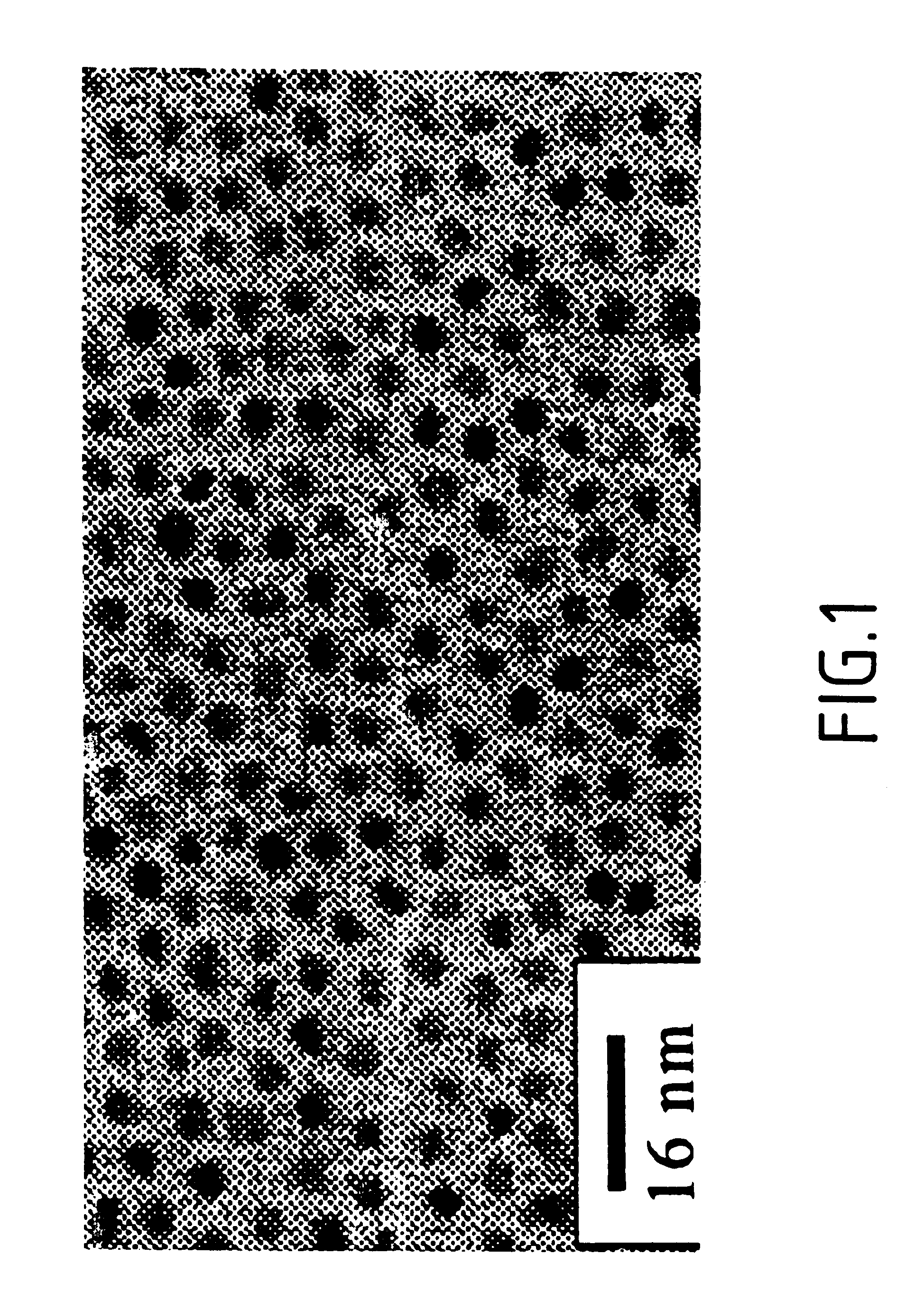 Chemical synthesis of monodisperse and magnetic alloy nanocrystal containing thin films