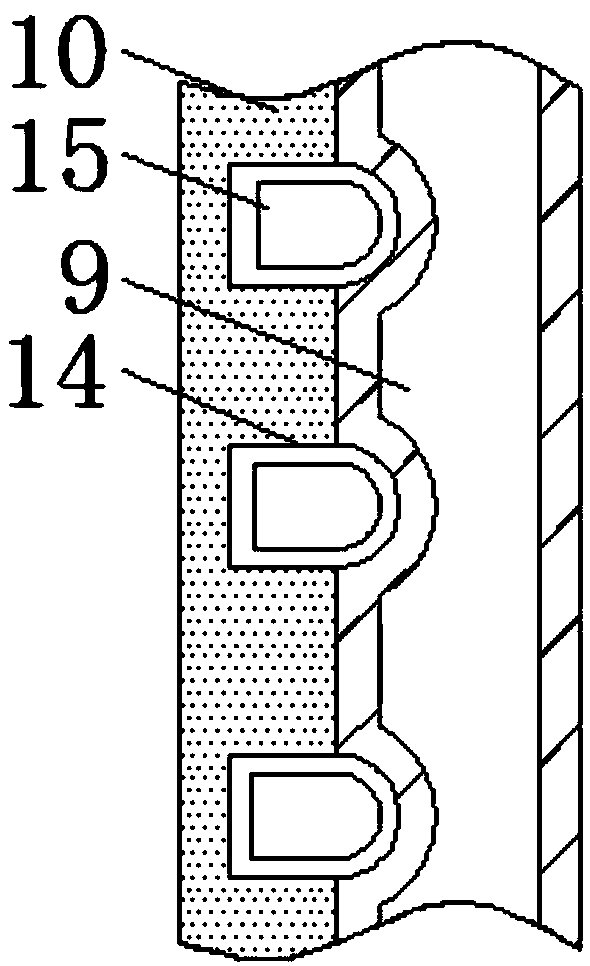 Pedestrian crossing voice prompt column with buffering and anti-collision functions