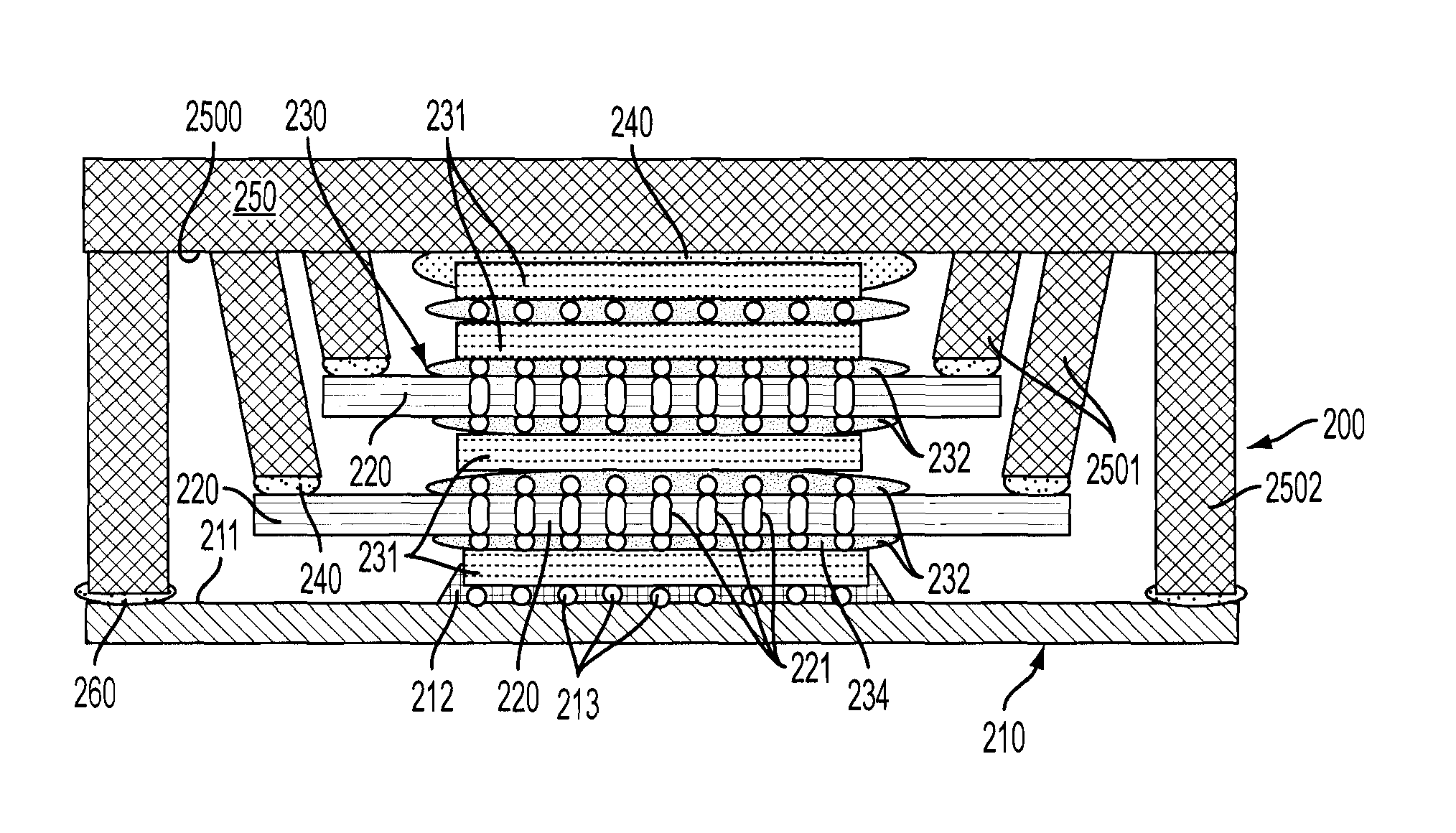 Enhanced thermal management of 3-D stacked die packaging