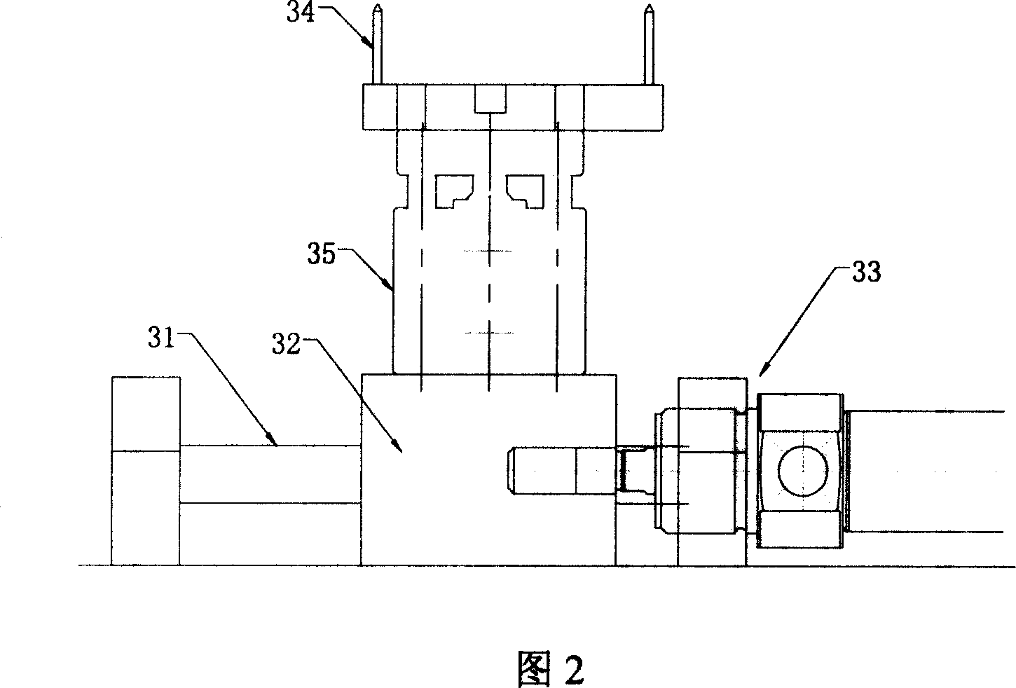 Cold-compression welding wire machine