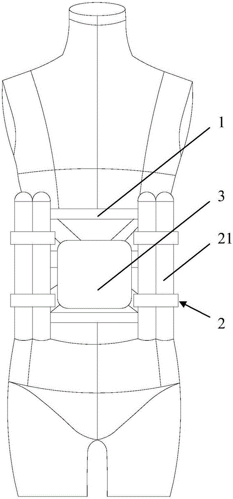 Wearable flexible pneumatic lumbar muscle rehabilitation apparatus