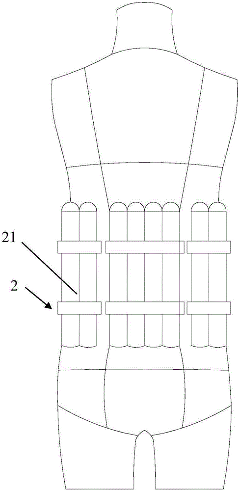 Wearable flexible pneumatic lumbar muscle rehabilitation apparatus