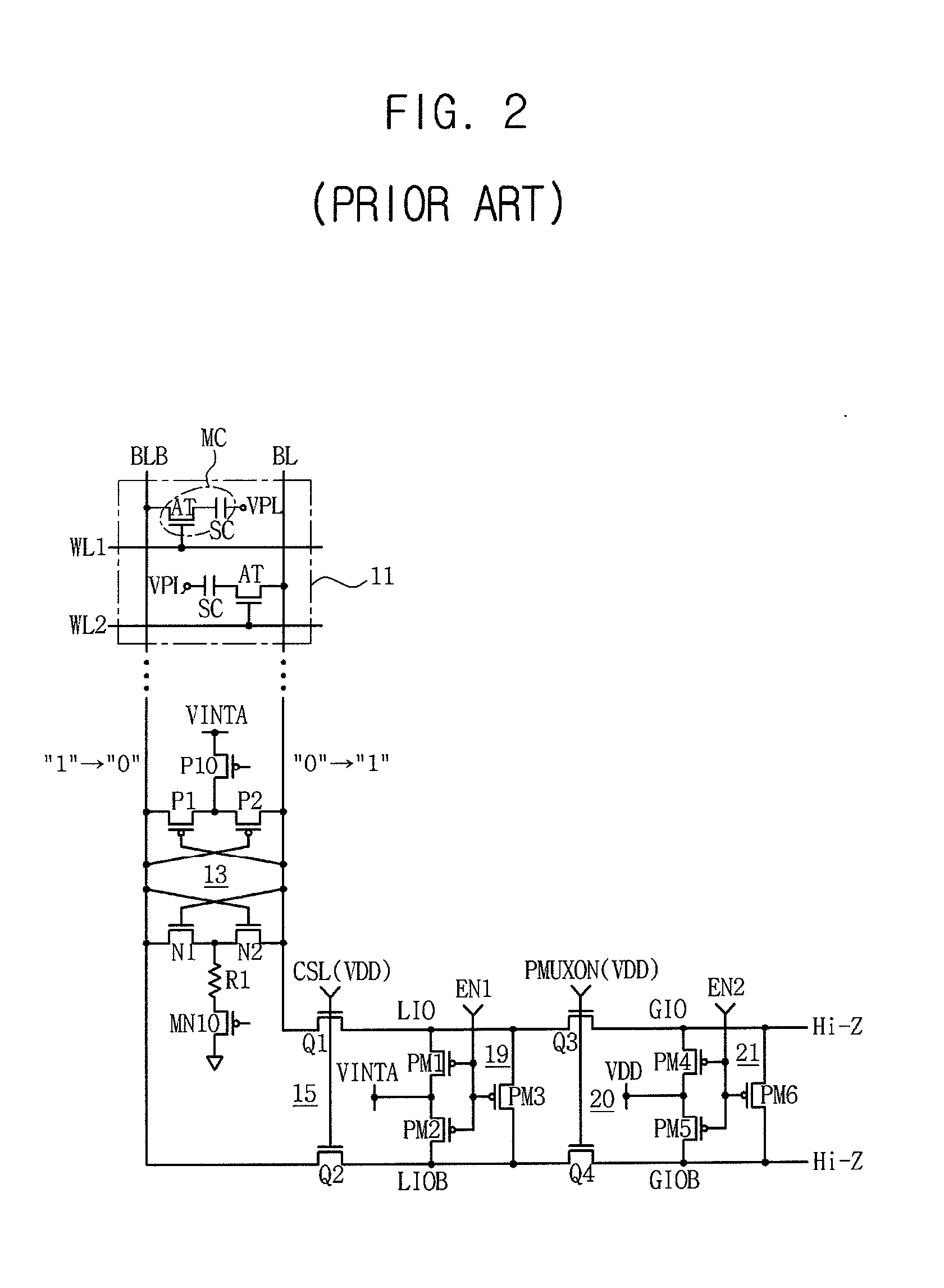 Semiconductor memory device having a discharge path generator for global I/O lines