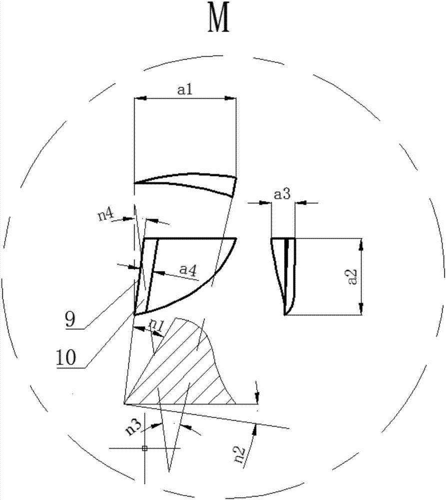 Sharp blade double-level replaceable trepanning drill for fiber enhanced composite hole making