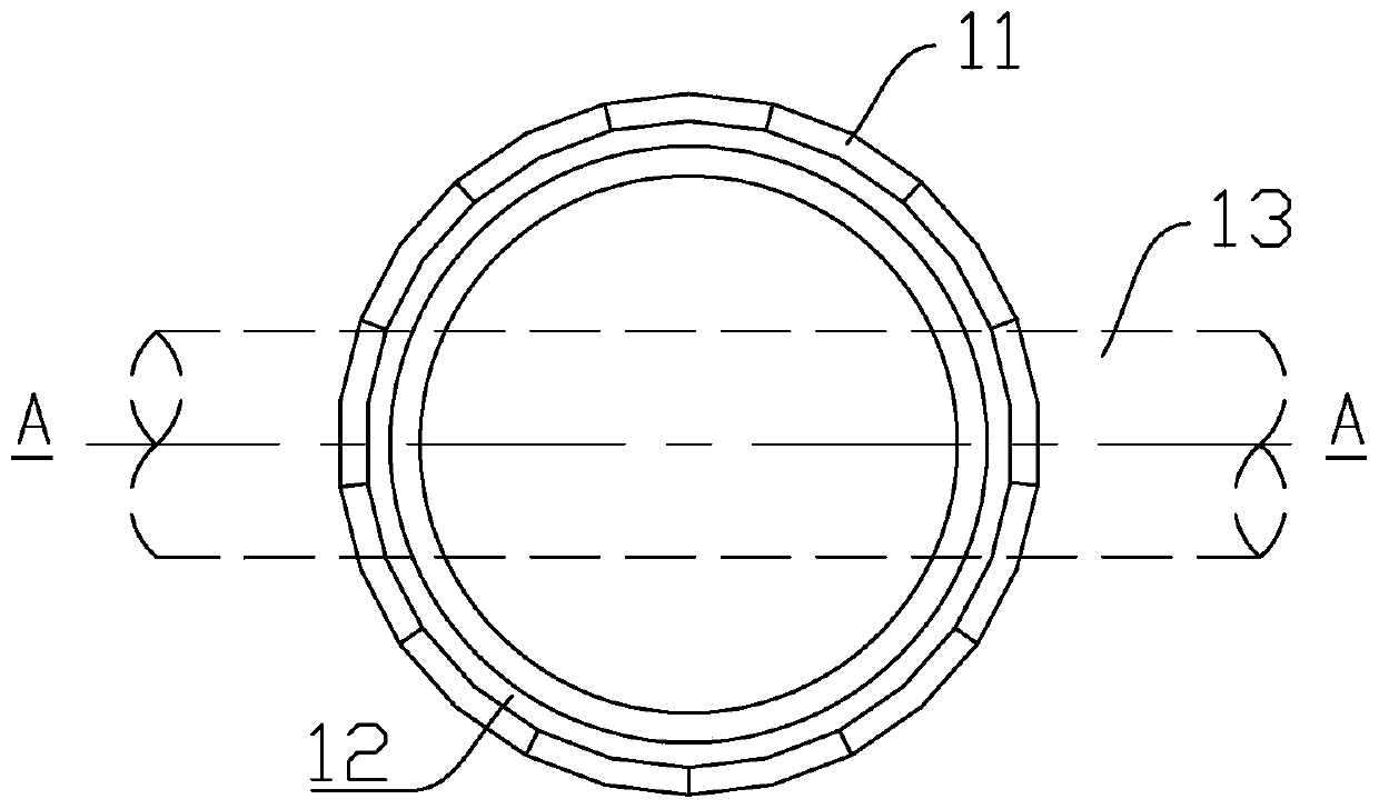 Vertical shaft structure and construction method thereof